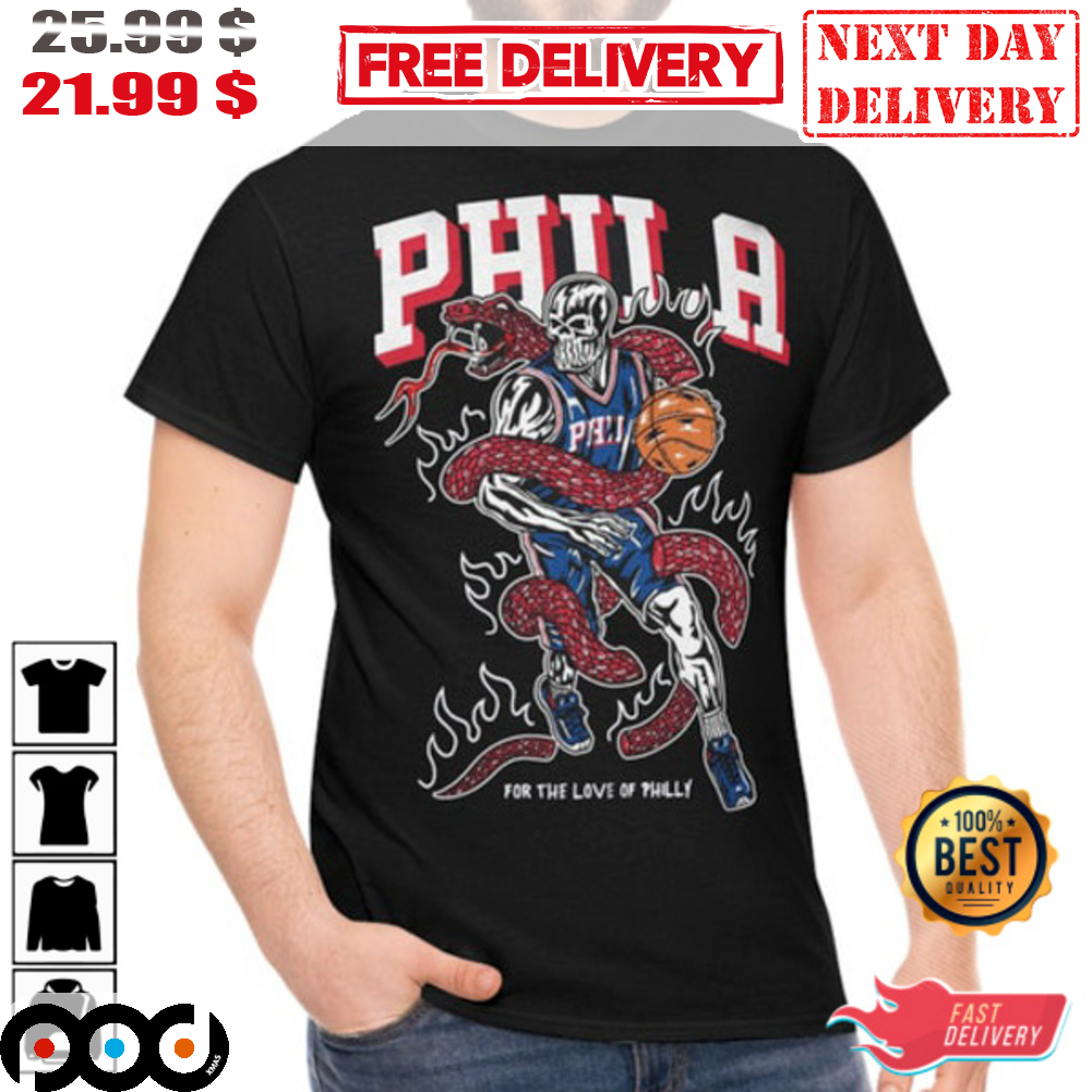 Custom Xmas Gift - Warren Lotas For The Love Of Philly Philadelphia 76ers  Shirt