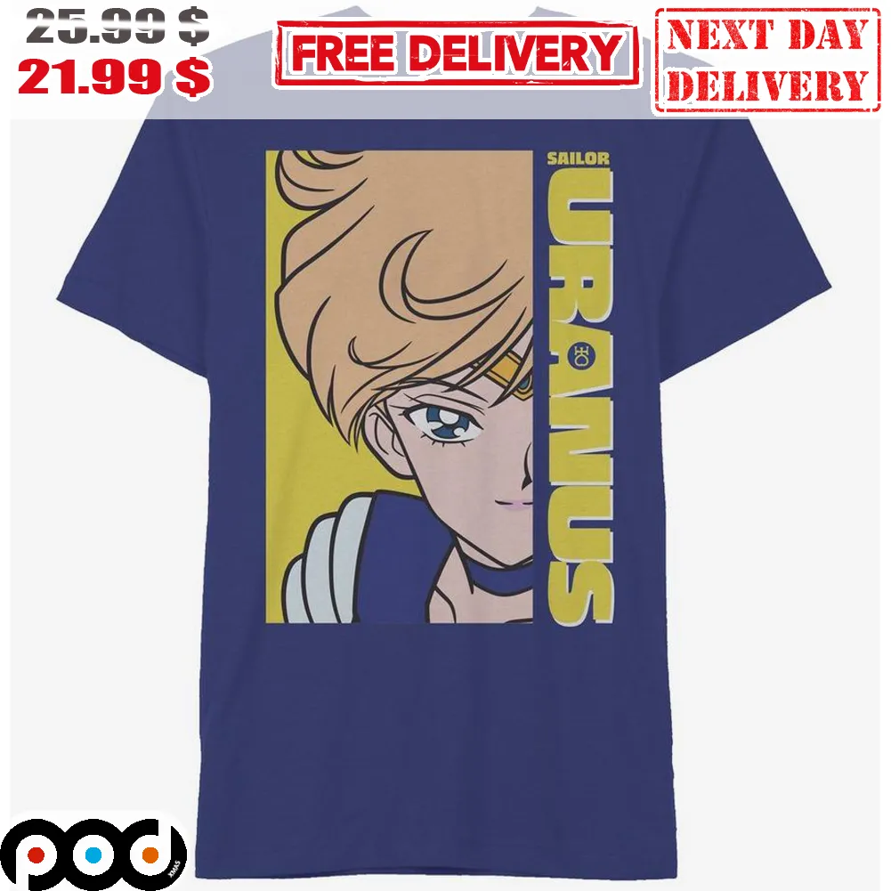 Sailor Uranus Smile Face Cute Anime Girl Shirt