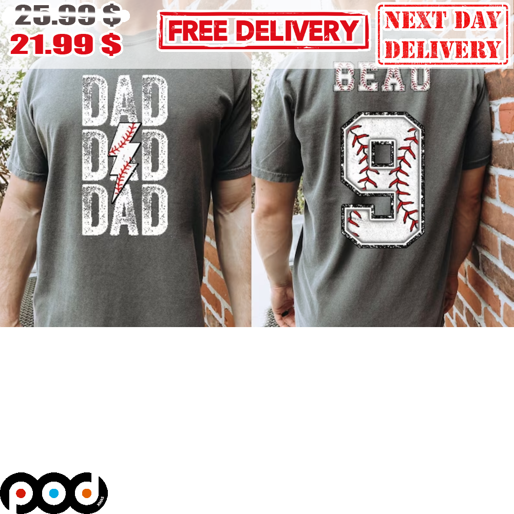 Baseball Dad Father's Day Png Tshirt