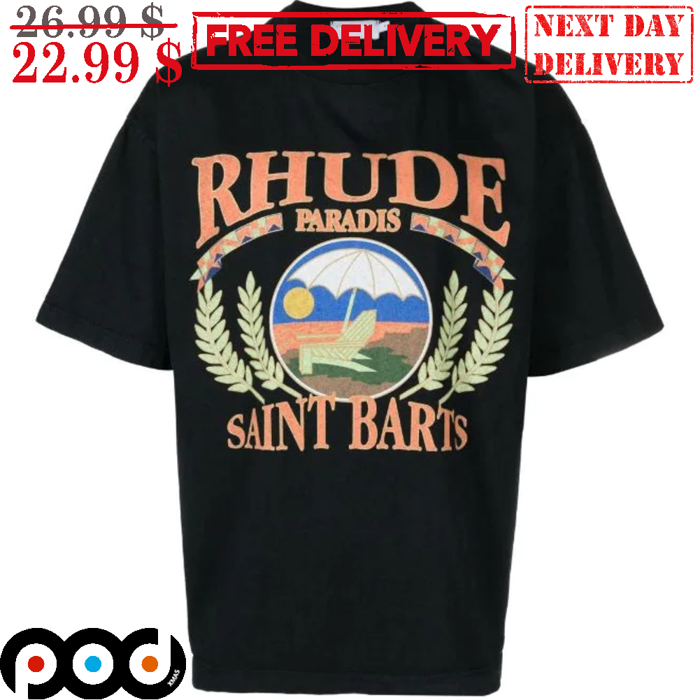 Get Rhude Paradis Saint Barts Summer Vintage Shirt For Free