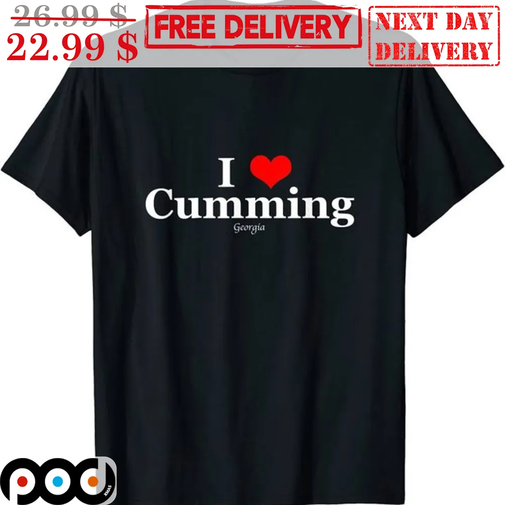 I Love Cumming Georgia Shirt
