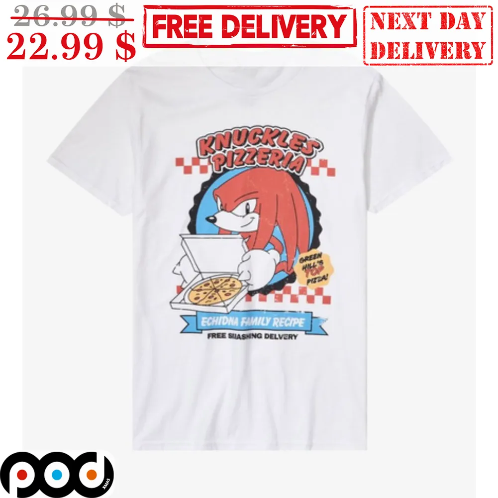 Knuckles Pizzeria Echidna Family Recipe Shirt