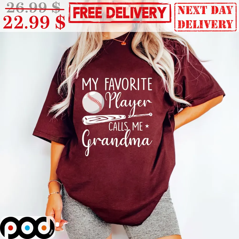 My Favorite Player Calls Me Grandma NHL Baseball Vintage Shirt