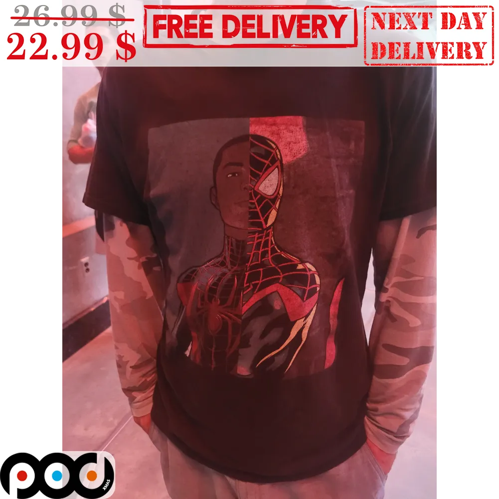 2x Gamer Verse Sz XS Spider-Man & Miles Morales Shirt