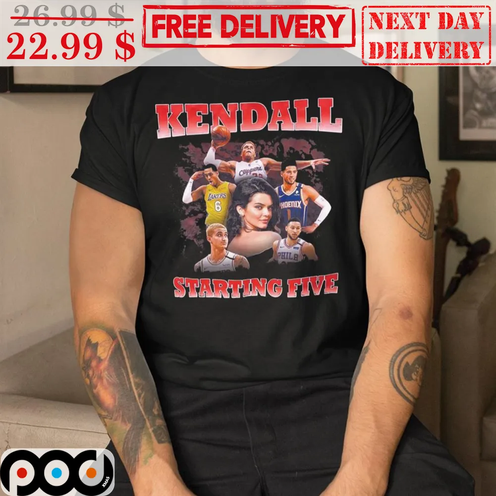 Kendall Jenner Starting Five Love NBA Player Vintage Shirt
