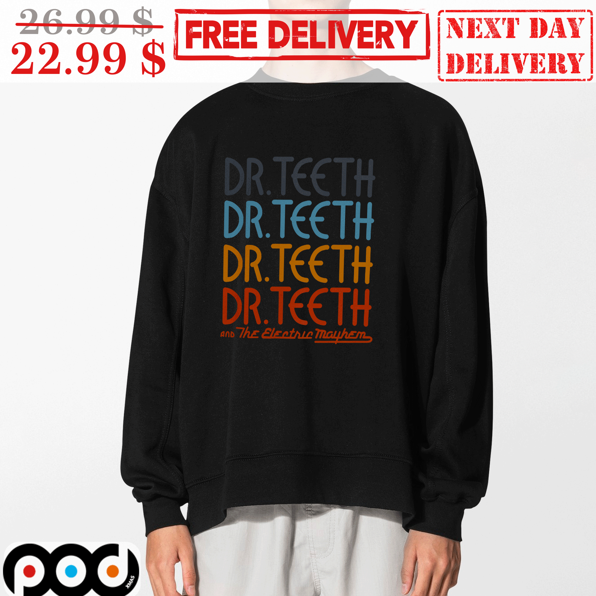 Dr Teeth And The Electric Mayhem Vintage Sweater