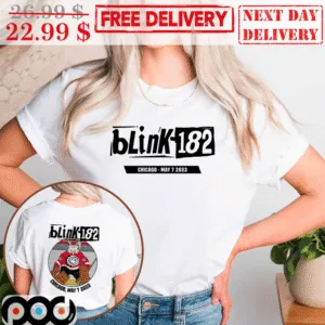 Blink 182 Chicago May 2023 Bunny Show Shirt