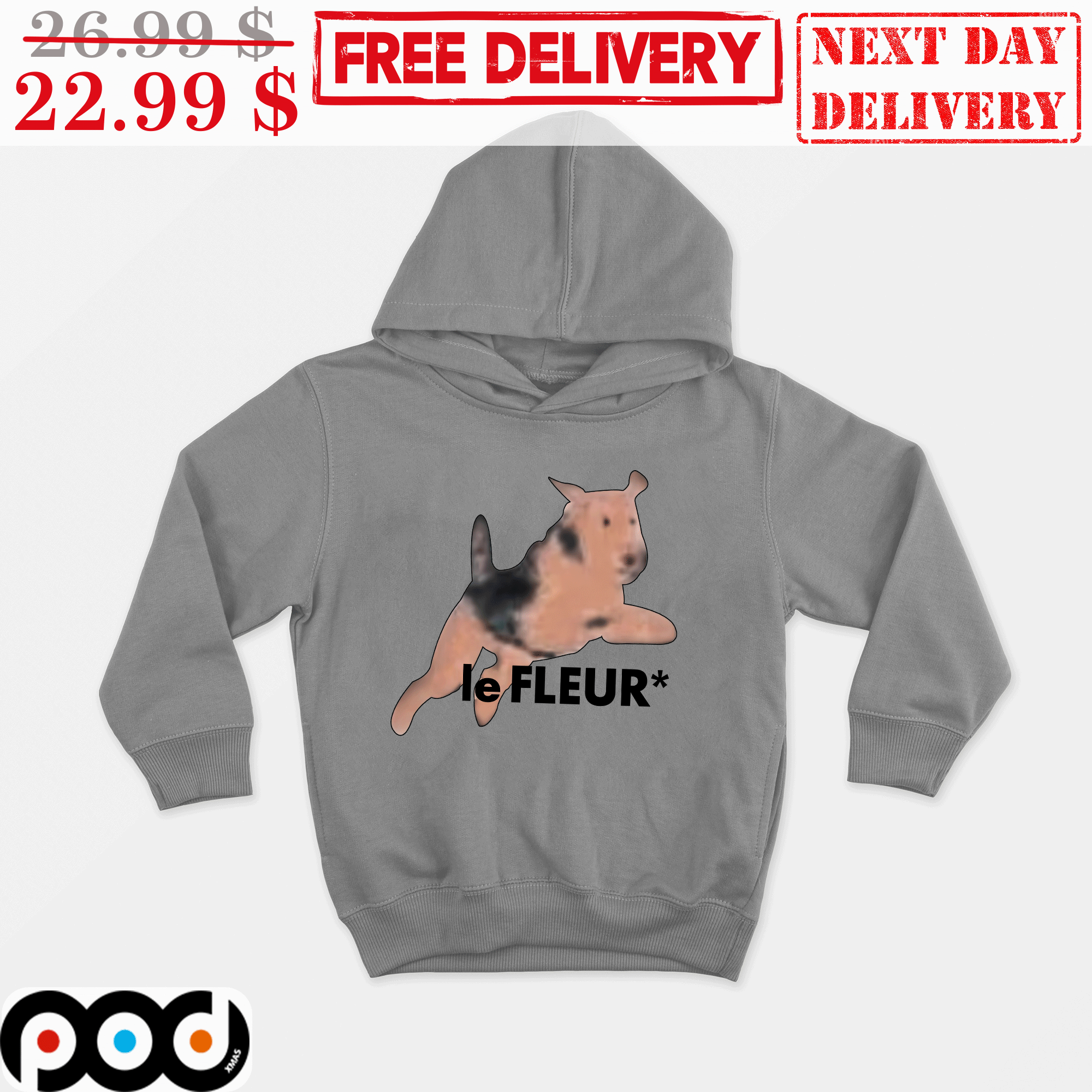 Airedale Le Fleur Hoodie