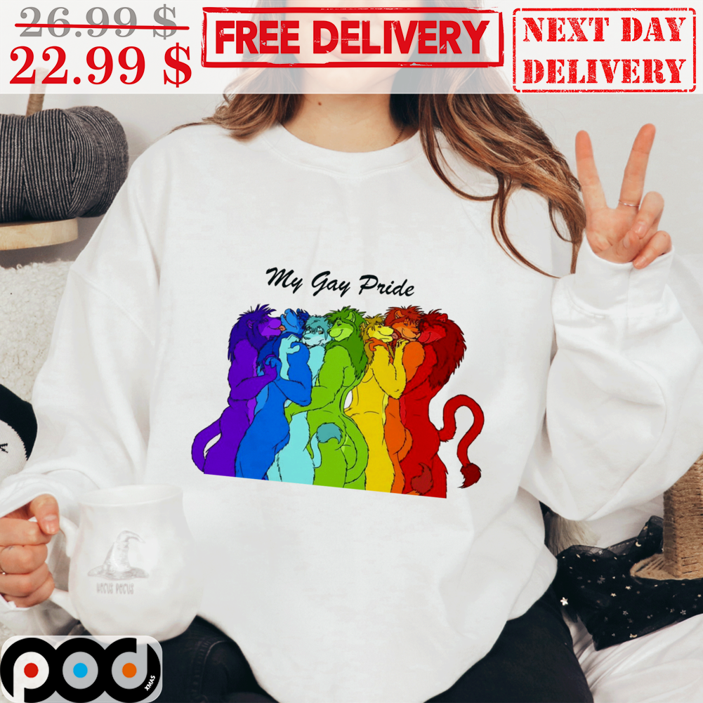 Rainbow Lion My Gay Pride LGBTQ Shirt