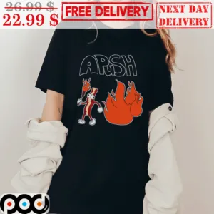 A Push Burning Fire Shirt