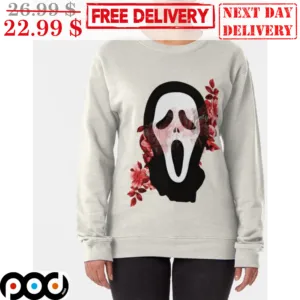 Ghostface Flower Shirt