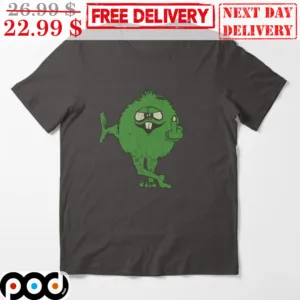 Green Monster Middle Finger Fuck IDGAF Funny Vintage Shirt