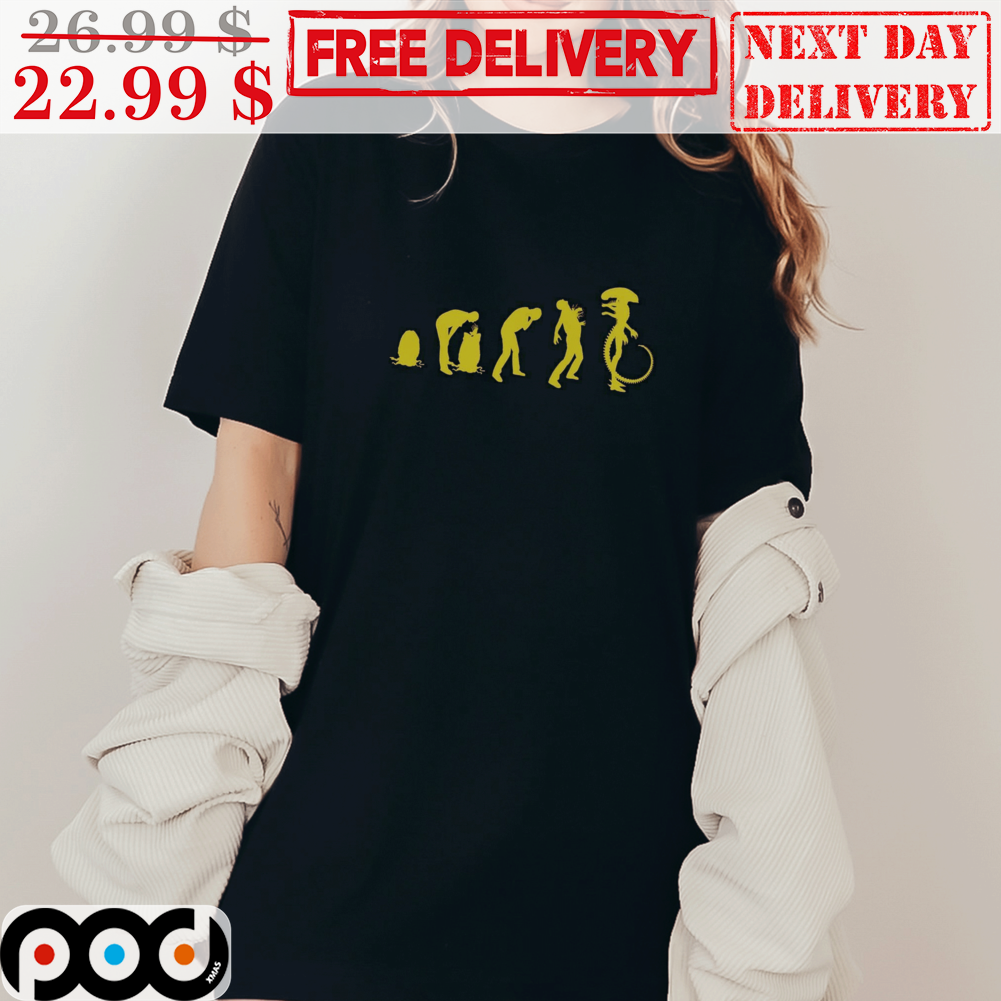 Evolution Human Alien Shirt