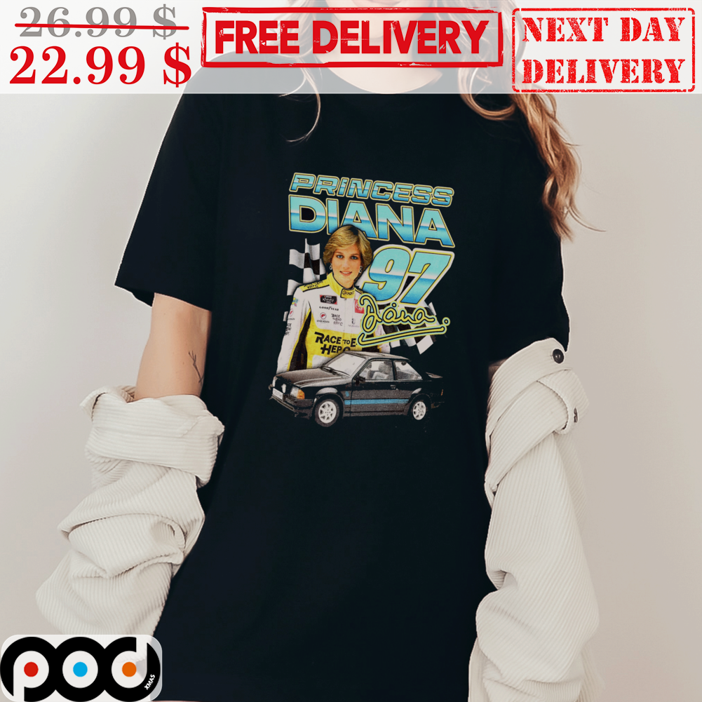 Princess Diana 97 Racing Young Signature Vintage Shirt
