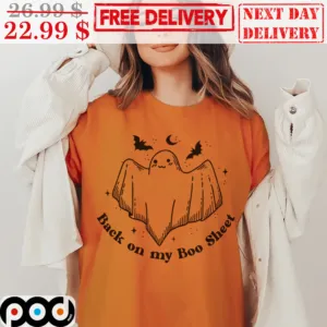 Ghost Back On My Boo Sheet Vintage Shirt