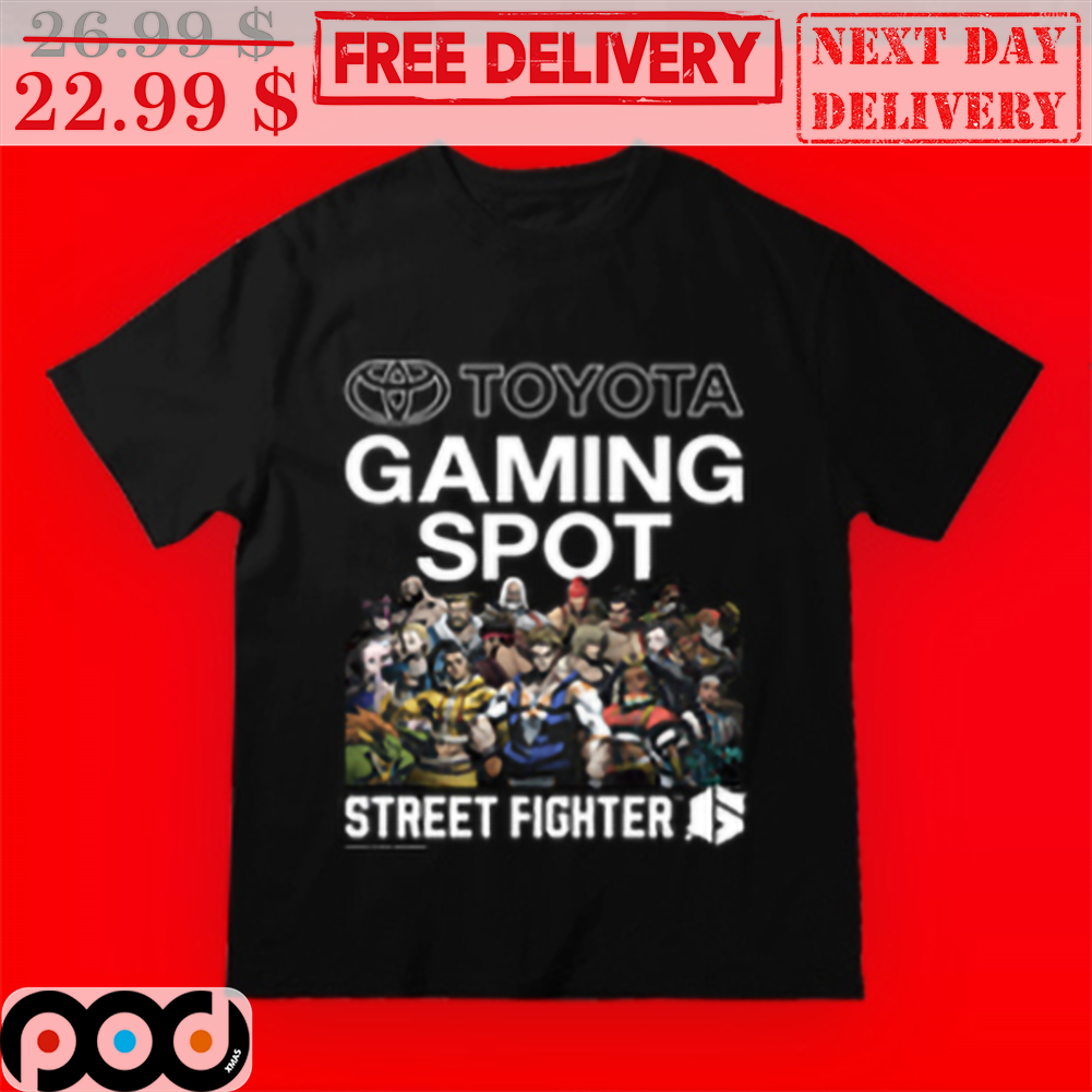 Toyota Gaming Spot Street Fighter Shirt