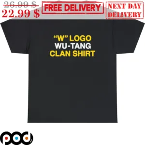 W Logo Wu Tang Clan Shirt