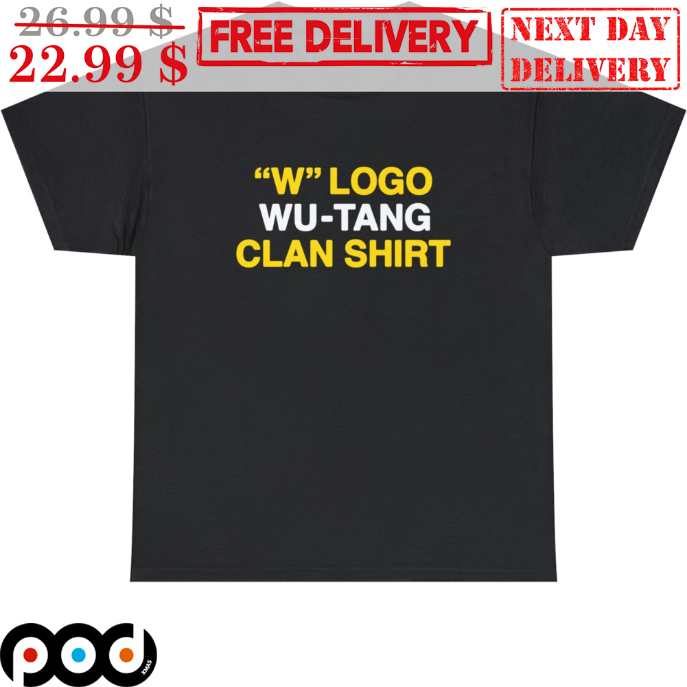 W Logo Wu Tang Clan Shirt