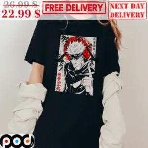 Jujutsu Kaisen Japanese Bamboo Sun Vintage Shirt