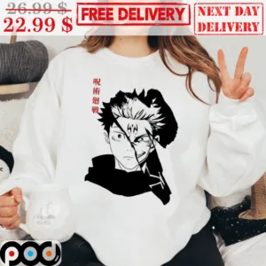 Jujutsu Kaisen Itadori Yuji Sukuna Cool Anime Shirt