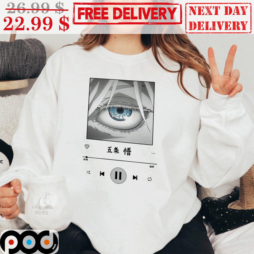 Six Eyes Jujutsu Kaisen Gojo Satoru Music Vintage Shirt