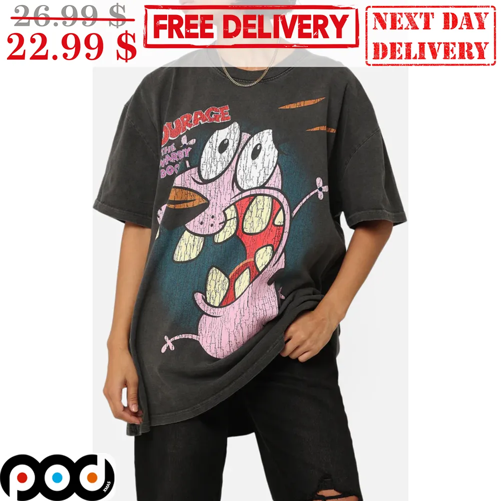 Courage the Cowardly Dog Vintage Shirt