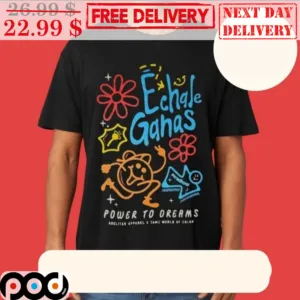 Echale Gahas Power To Oreams Art Flowers Draw Shirt