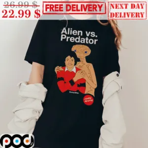 Michael Jackson Alien and Predator Someone In The Dark Meme Shirt