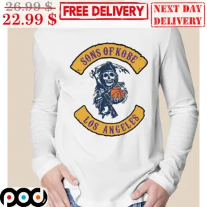 Death Sons Of Kobe Los Angeles NBA Vintage Shirt
