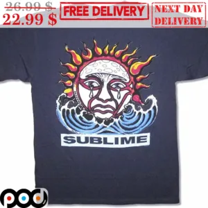 Sublime Sun Waves Vintage Shirt