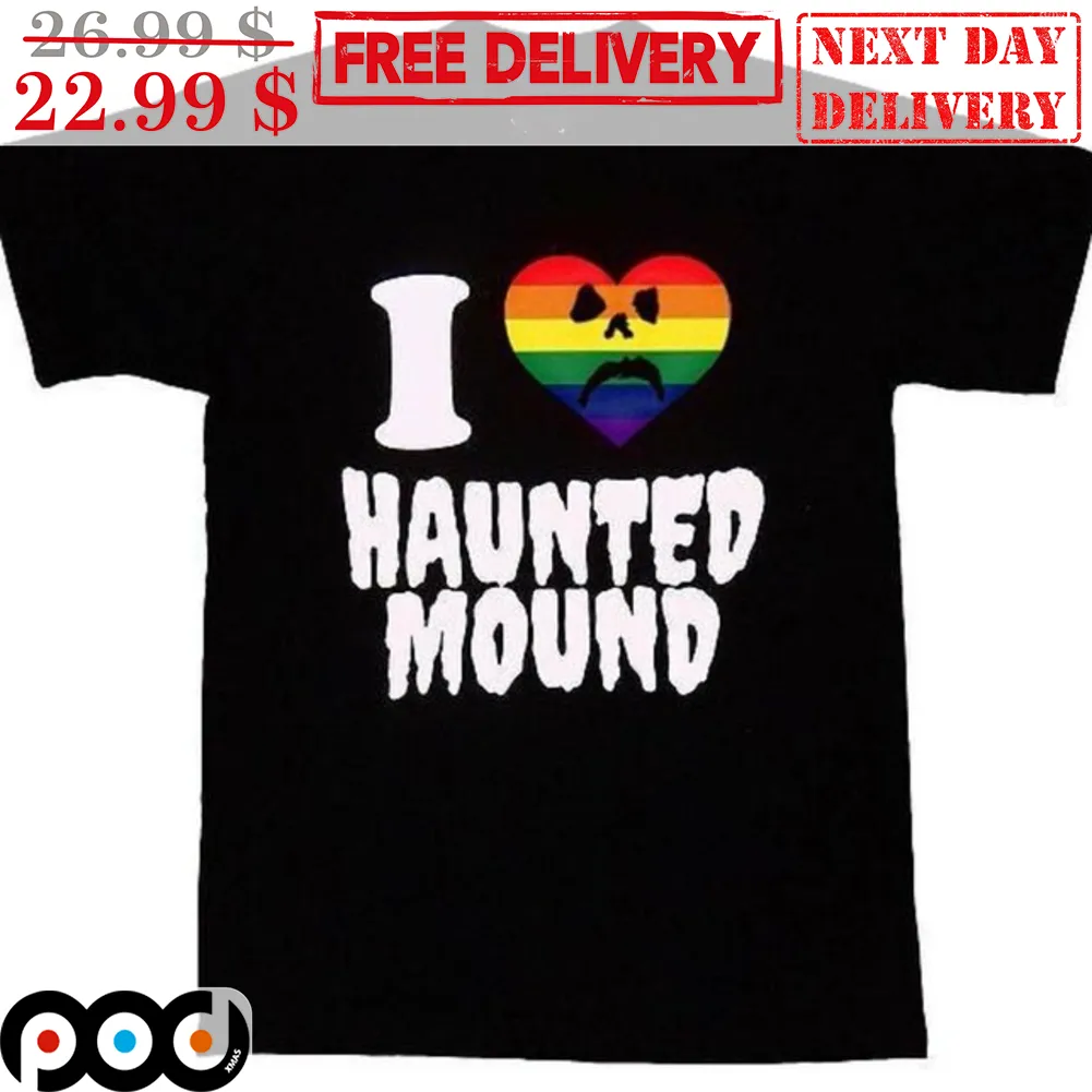 LGBTQ I Love Haunted Mound Shirt