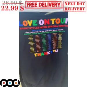 Love On Tour Harry Styles With Special Guests Thank You Shirt
