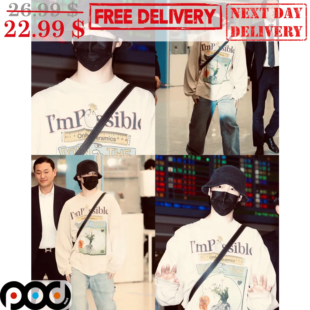 Jimin BTS I'm Possible Doin The Organx Growing Flower Online Ceramics Vintage Shirt