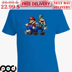 Super Mario Bros Hammer Video Game Shirt