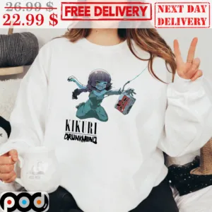 Kikuri Drunkmino Bocchi the Rock Cute Anime Girl Shirt