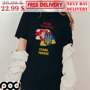 Sviatlana Tsikhanouskaya Stand With Belarus Stand With Ukraine Shirt