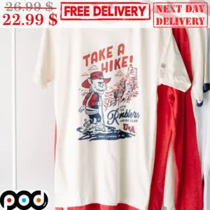 Cat Hiking Take A Hike With The Rumblers U Of A Shirt