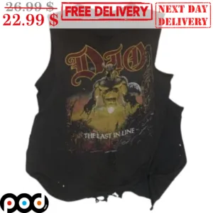 DIO Black Sabbath The Last In Line 1984 Tour Vintage Shirt