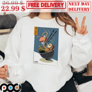 Ukiyo-e Inspired Ramen Shirt