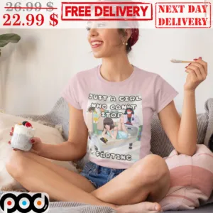 Just A Girl Who Can't Stop Farting Anime Girl Shirt
