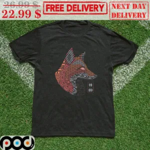 Red Fox Art Vintage Shirt