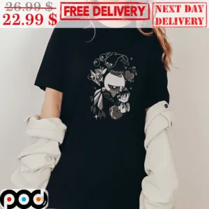 Ghost Eye Anime Girl Star Night Vintage Shirt