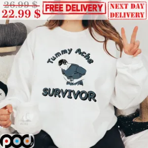 Guys Tummy Ache Survivor Vintage Shirt