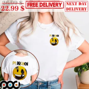 Yellow Smiley I’m Broken Shirt