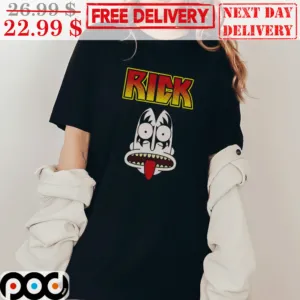 Rick and Morty Clown Stick Out Tongue Fun Shirt