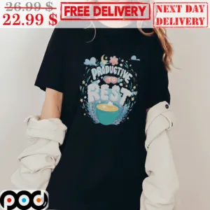 It's Productive To Rest Coffee Cloud Vintage Shirt