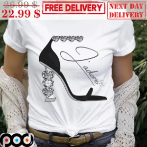 Diamond high Heels Heart J'adore Shirt