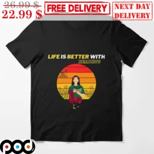 Girl Life is Better With Reading Vintage Shirt