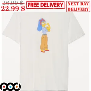 Marge Simpson The Simpsons Strong Girl Rising Fist Shirt
