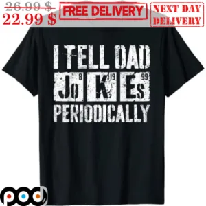 I Tell Dad JoKes Periodically Father's Day 2023 Vintage Shirt